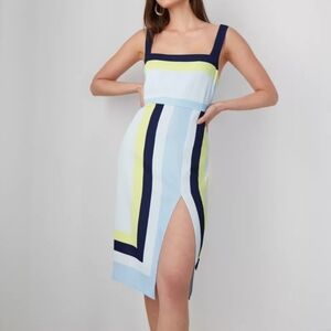 Aritzia Babaton 90s Slit Midi Dress